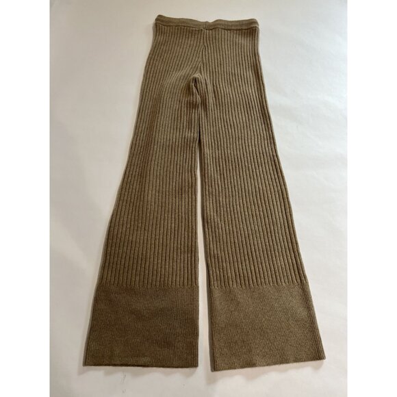ONA Luna Sweater Pants in Tan - Picture 3 of 7